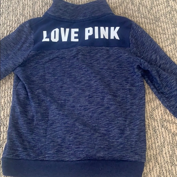 Blue Pink Quarter Zip Jacket - Picture 3 of 3